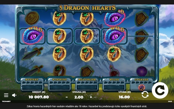 5 Dragon Hearts od Tech4Bet