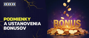 Podmienky a ustanovenia bonusov prevádzkovateľov hier