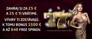 Synot Tip casino bonus 50 pretočení bez rizika