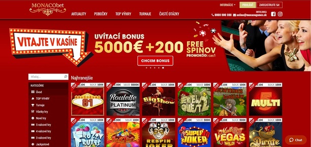 Monaco bet online casino