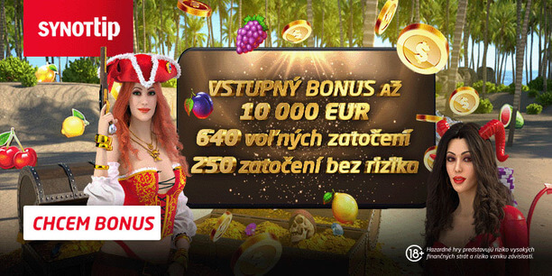 Synottip vstupný bonus