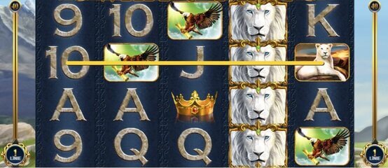 White King vo Fortuna kasíne s 1 líniou White King vo Fortuna kasíne s 1 líniou
