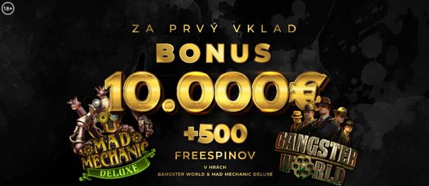 Klikni a čerpaj luxusný vstupný bonus kasína Eurogold Game