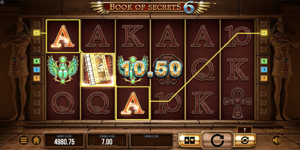 Book of Secrets 6 v Synot Tip kasíne