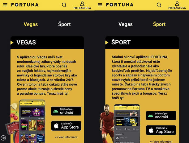 Fortuna app download