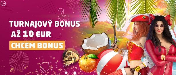 Získajte turnajový bonus v Synottipe