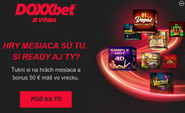 Doxxbet hry mesiaca