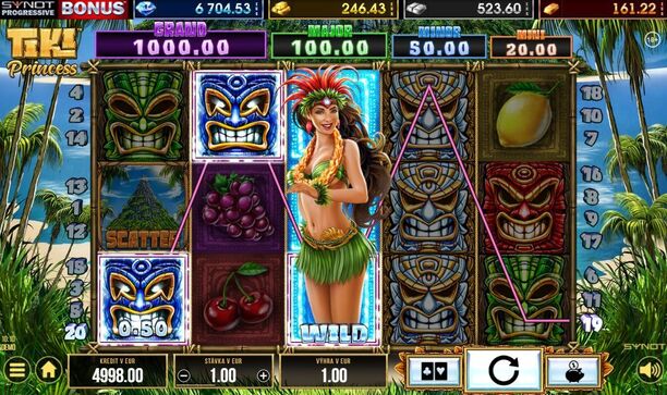 Tiki Princess kasíno automat