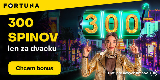Fortuna promo kód na 300 free spinov