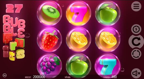 27 Bubble Fruits