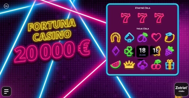 Fortuna Casino online žreb