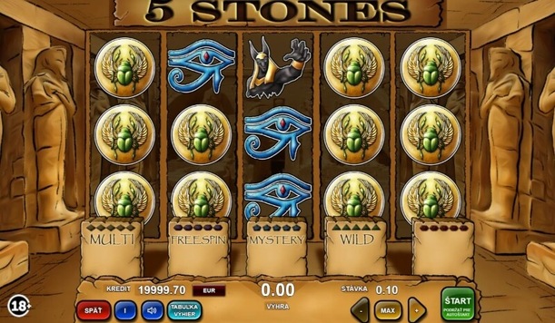 Online automat 5 Stones